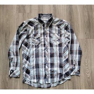 BKE 2XL Standard Fit, Pearl Snap, Western, Button up, Light weight EUC